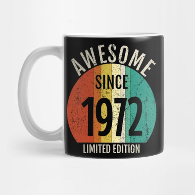 cool retro born in 1972 by MinyMerch